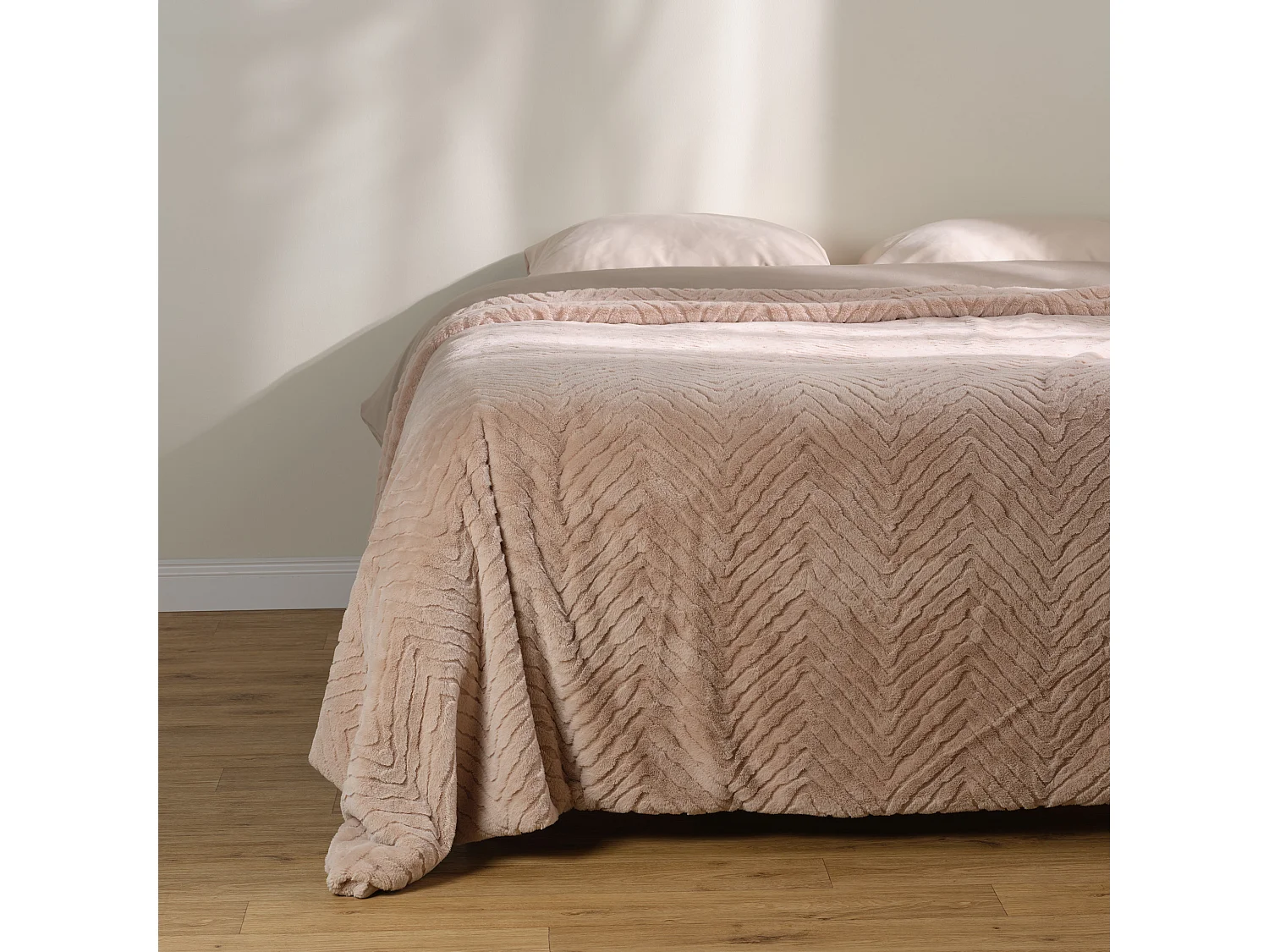 Couvre-lit Abraconi Brun Clair 180x220