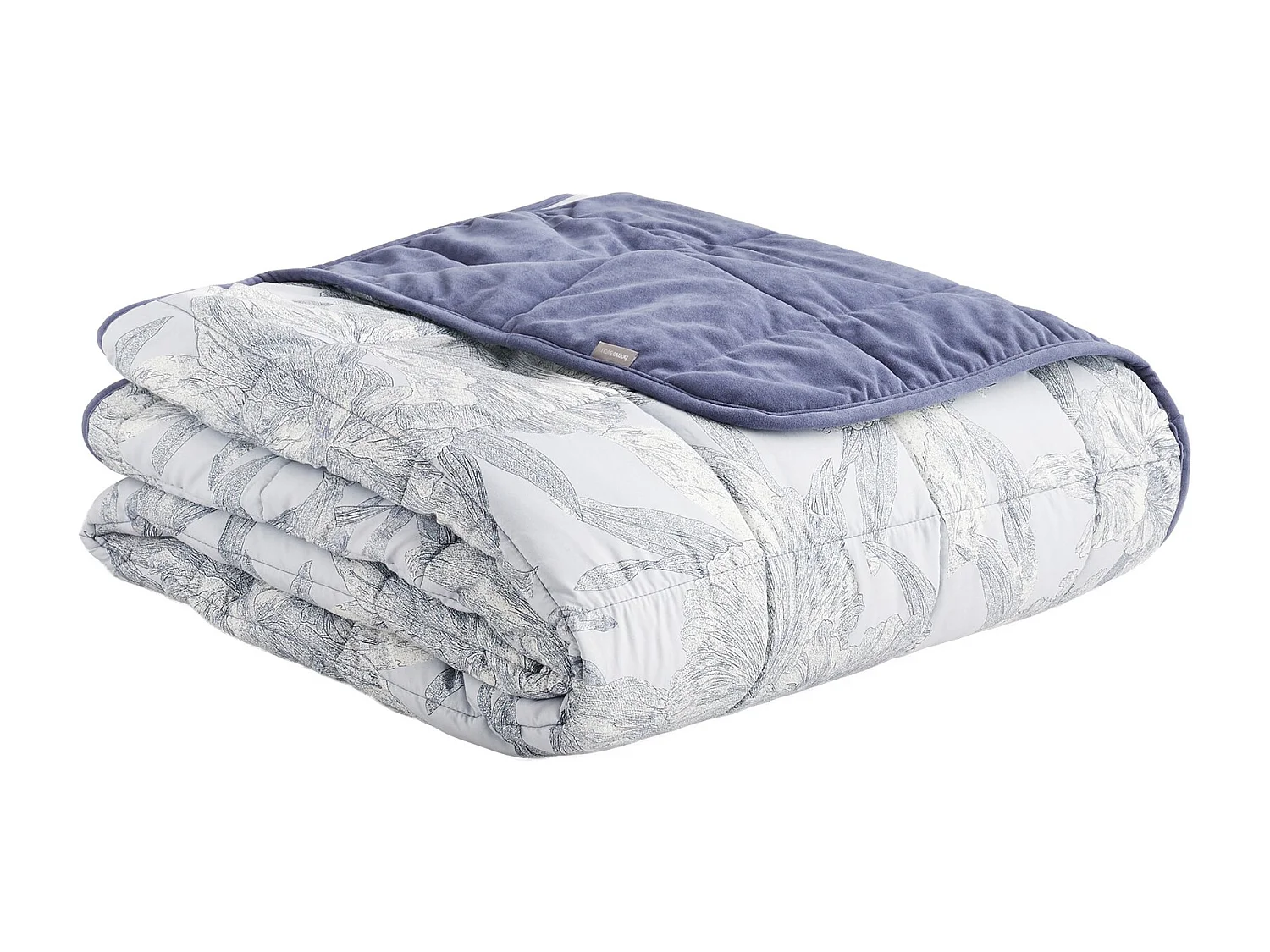 Tagesdecke Flowa hellblau 200 x 220