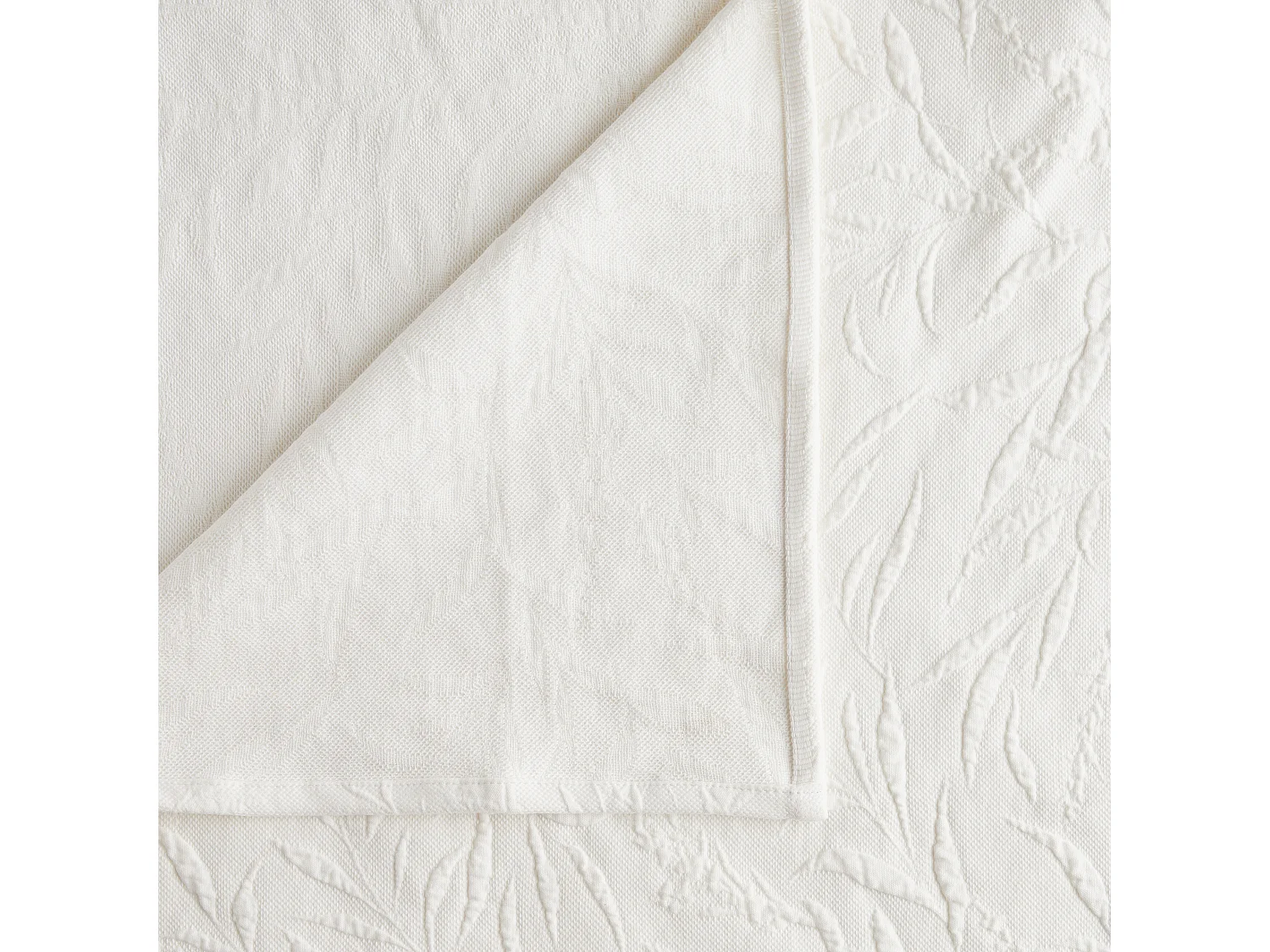 Couvre-lit Laffani Blanc Coton 200x220