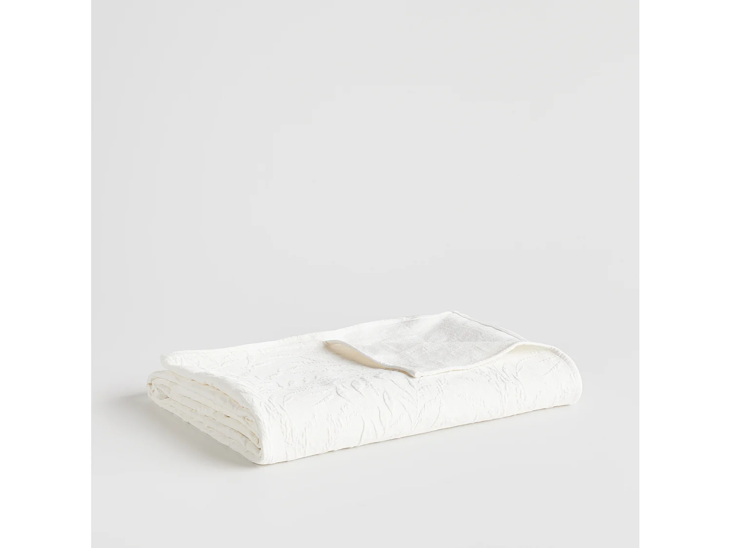 Couvre-lit Laffani Blanc Coton 200x220