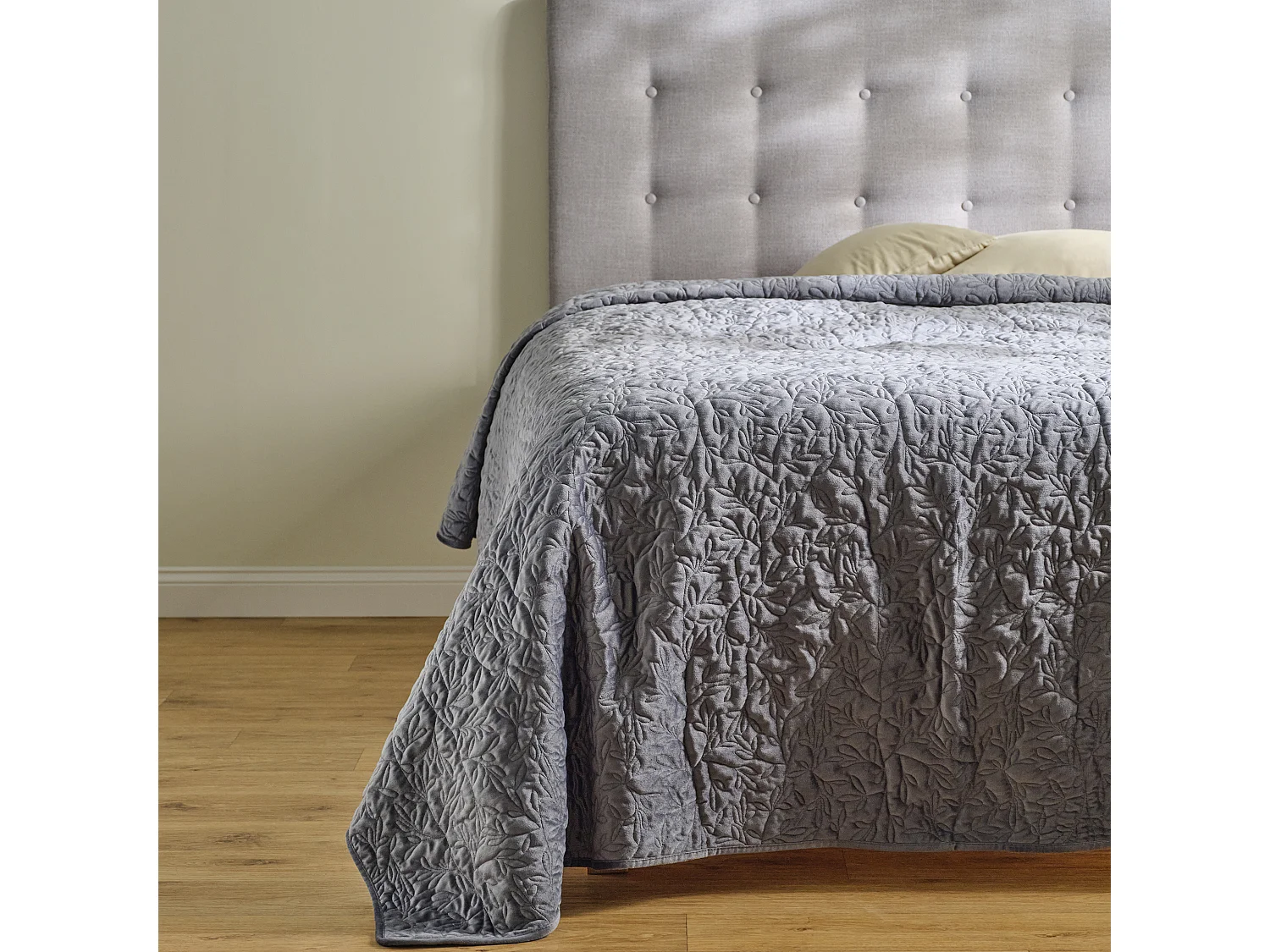 Couvre-lit Seviana Gris Foncé 200 x 220