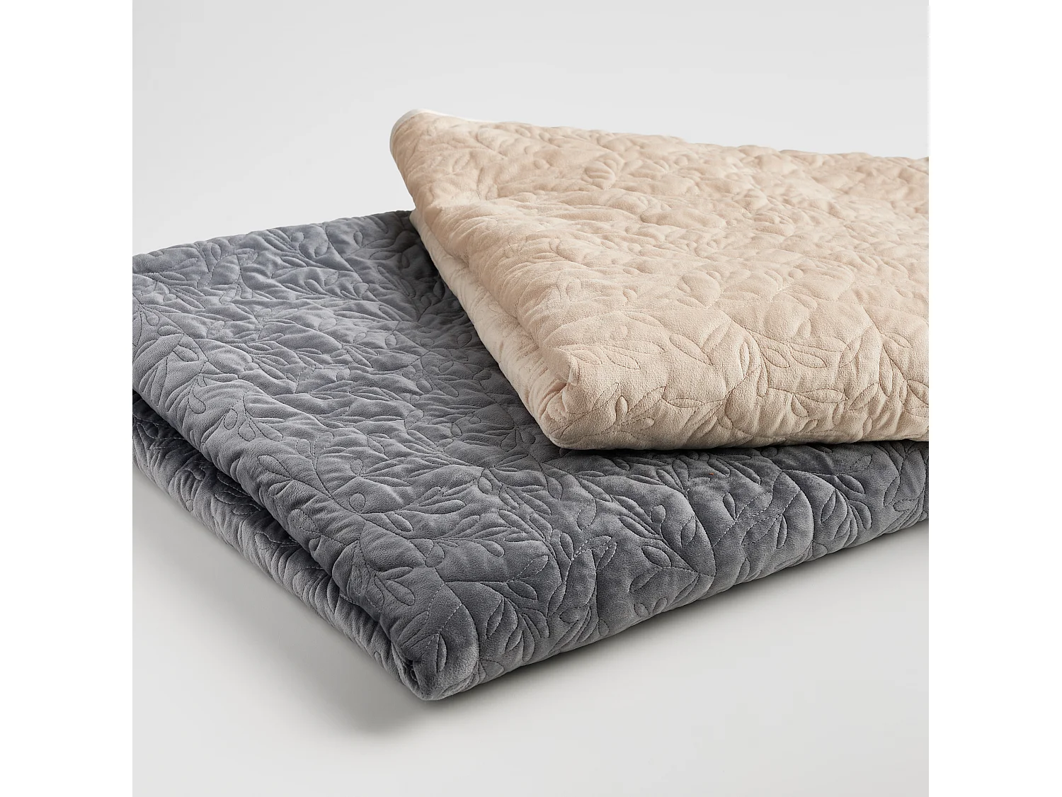 Couvre-lit Seviana Gris Foncé 200 x 220