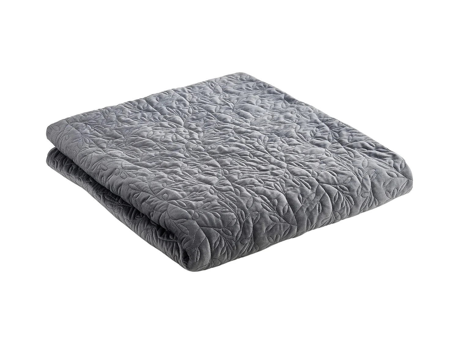 Tagesdecke Seviana dunkelgrau 200 x 220
