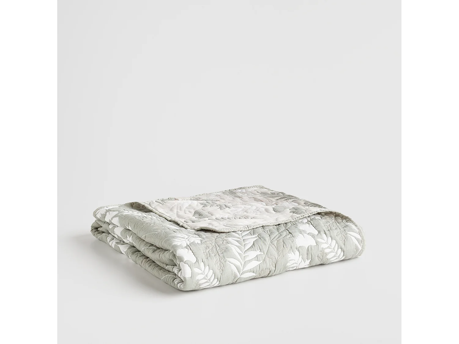 Couvre-lit Florena Vert Coton 200x220