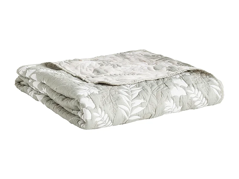 Couvre-lit Florena Vert Coton 200x220