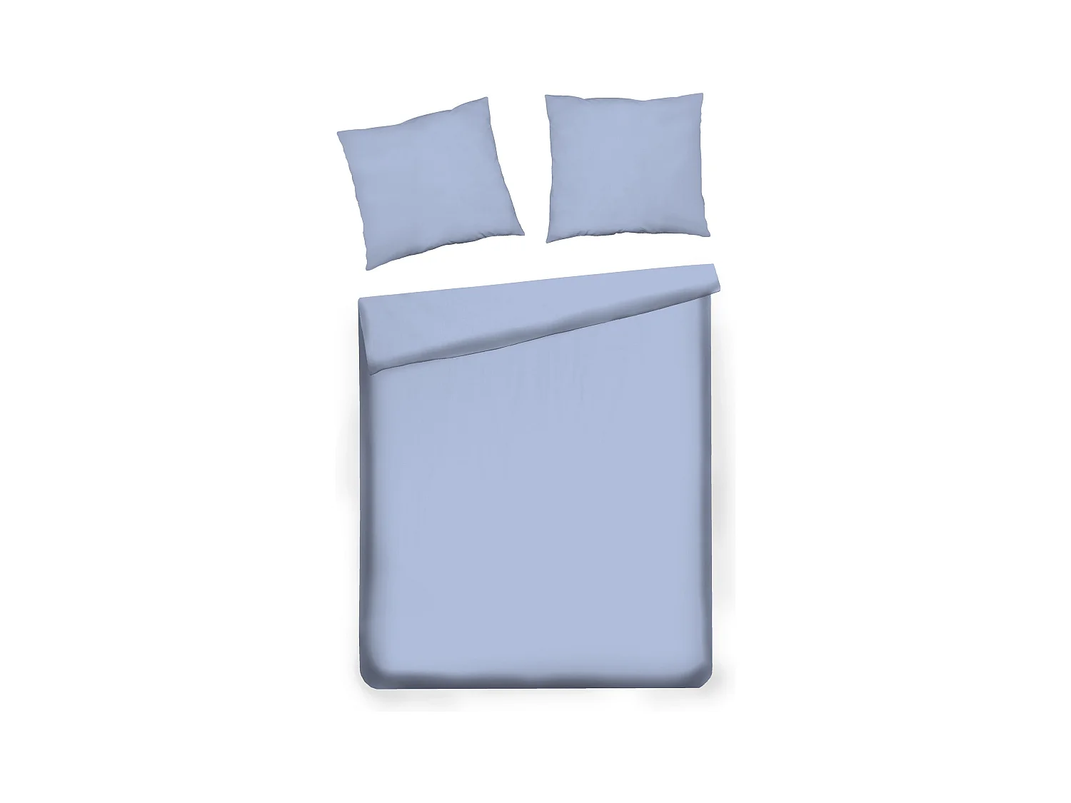 Parure de lit Satinette Unicolore Coton 160x200