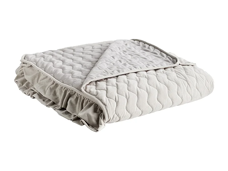 Couvre-lit Marita Gris Moyen 200 x 220