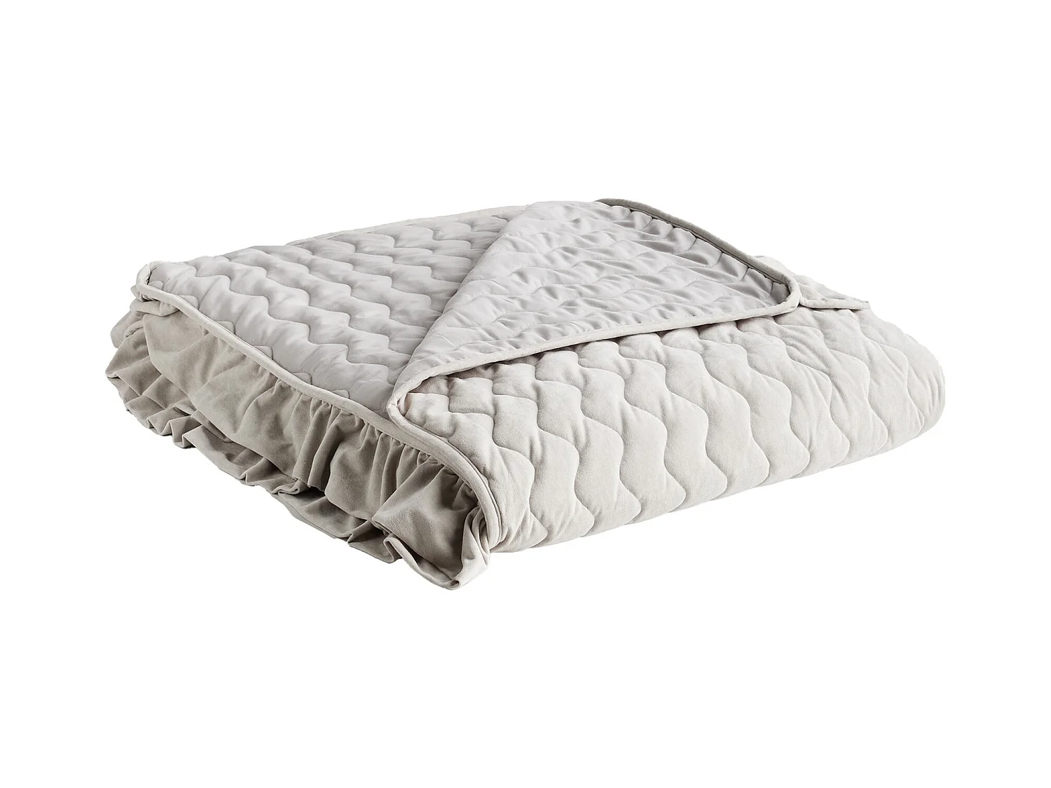 Couvre-lit Marita Gris Moyen 200 x 220