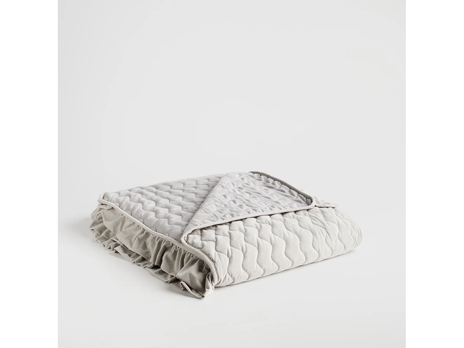 Couvre-lit Marita Gris Moyen 200 x 220