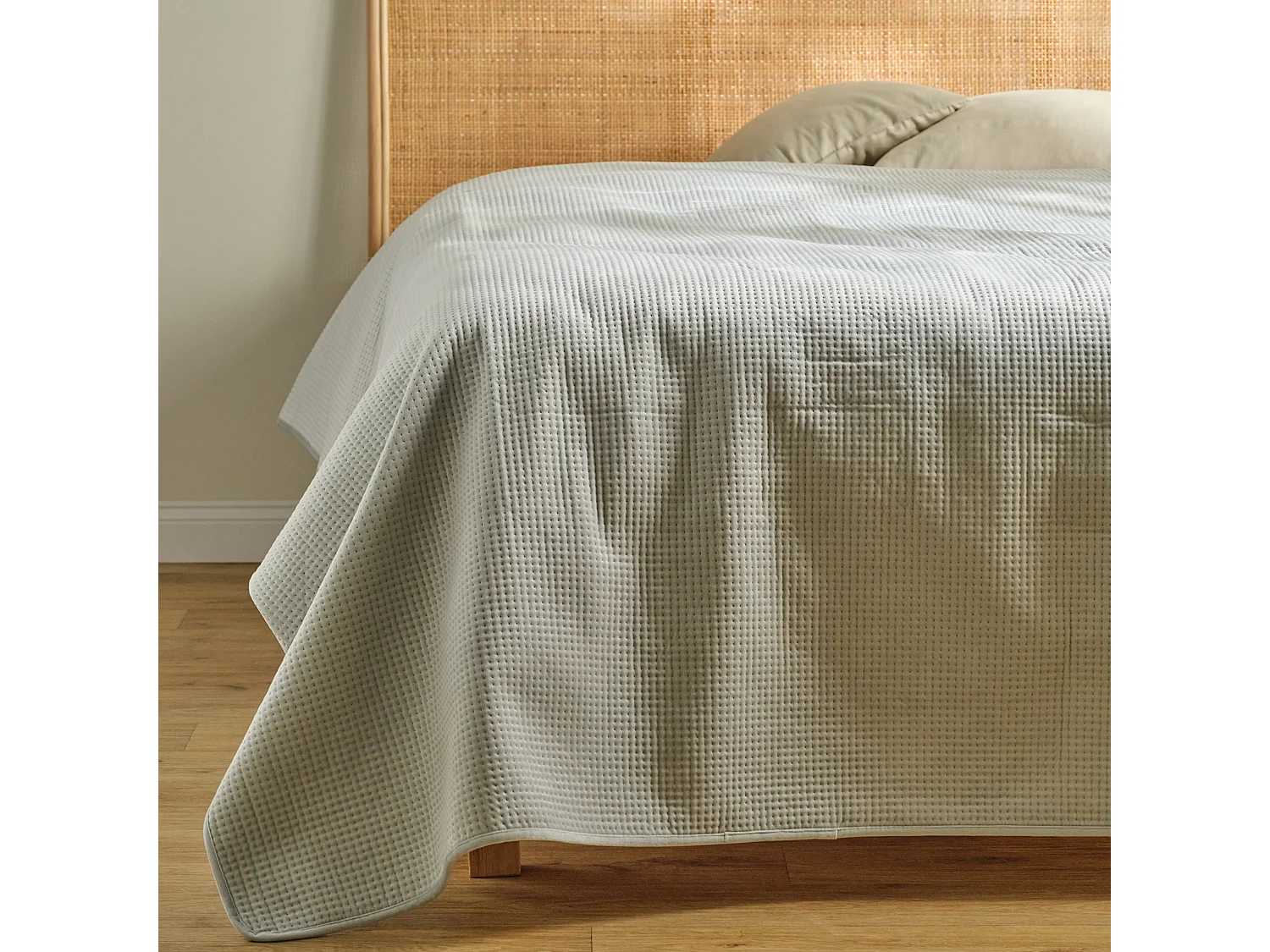 Couvre-lit Pontoso turquoise clair polyester 200x220