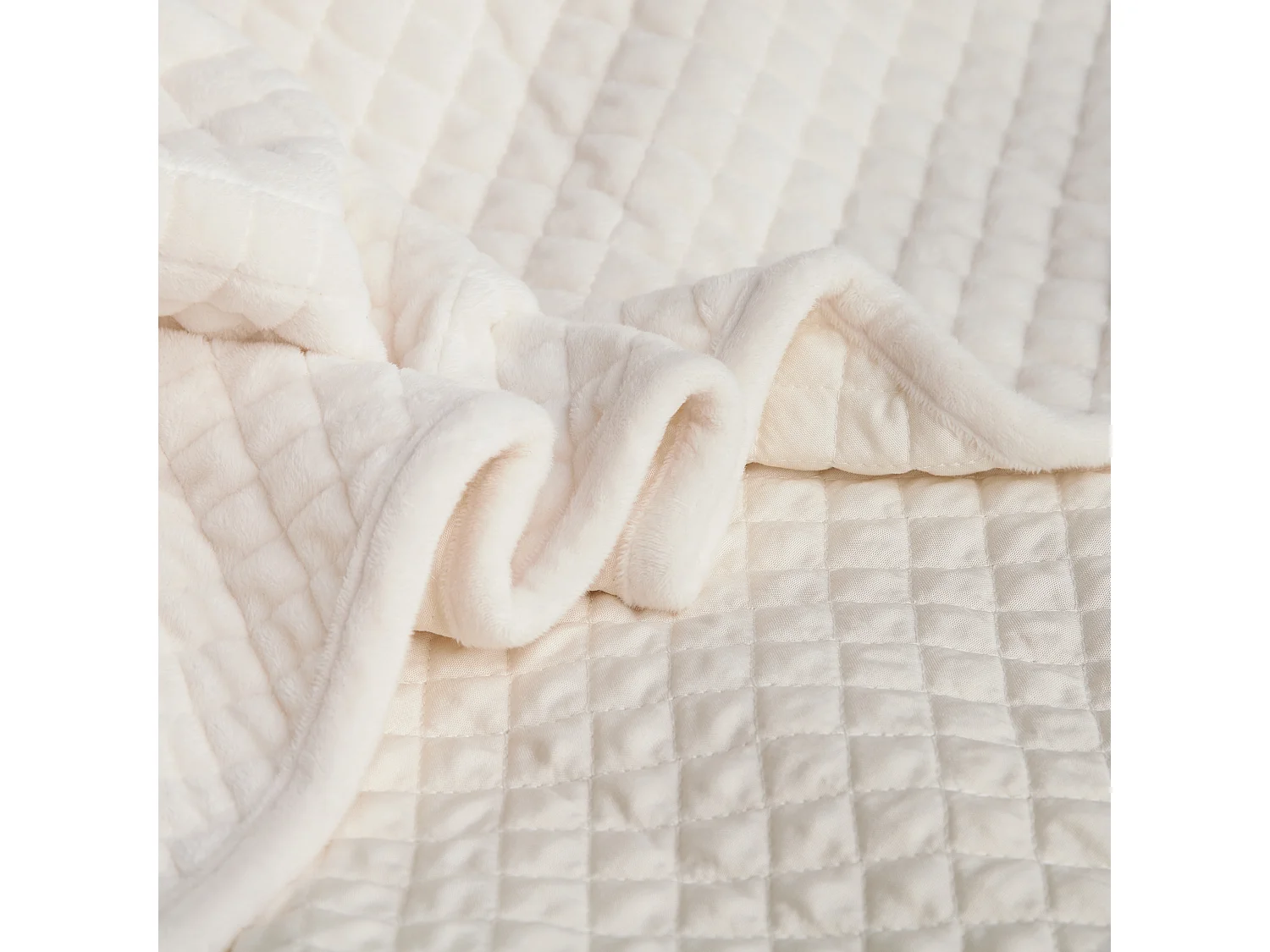 Couvre-lit Élégance Écru 200 x 220