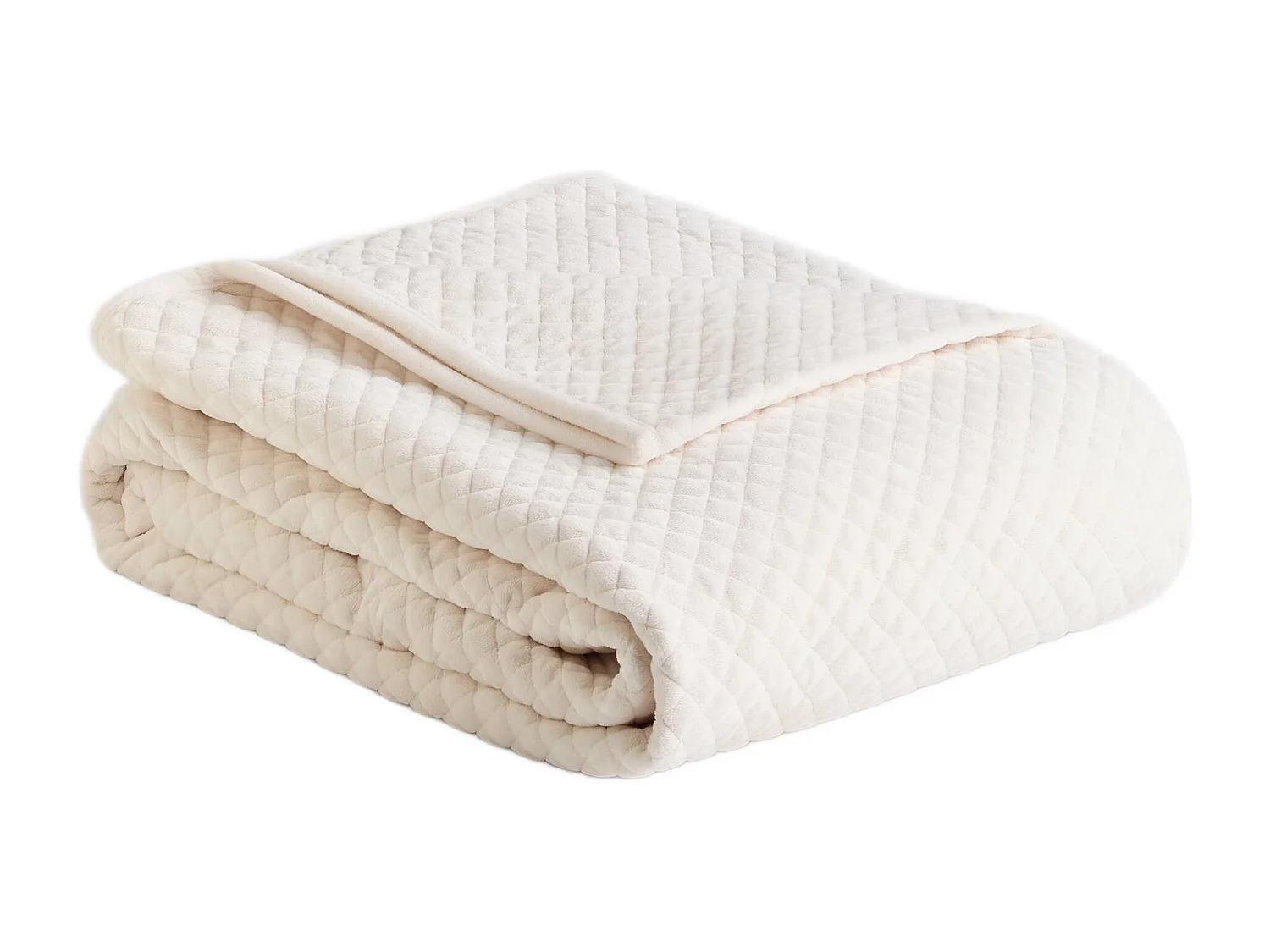 Tagesdecke Plums mittel ecru 200 x 220