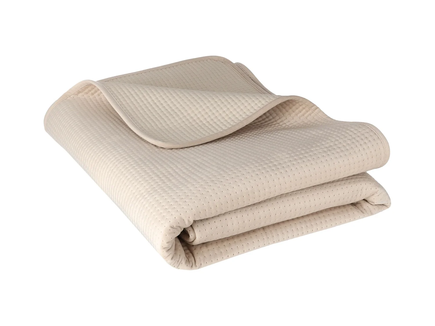 Couvre-lit Pontoso Beige Clair Polyester 240x260