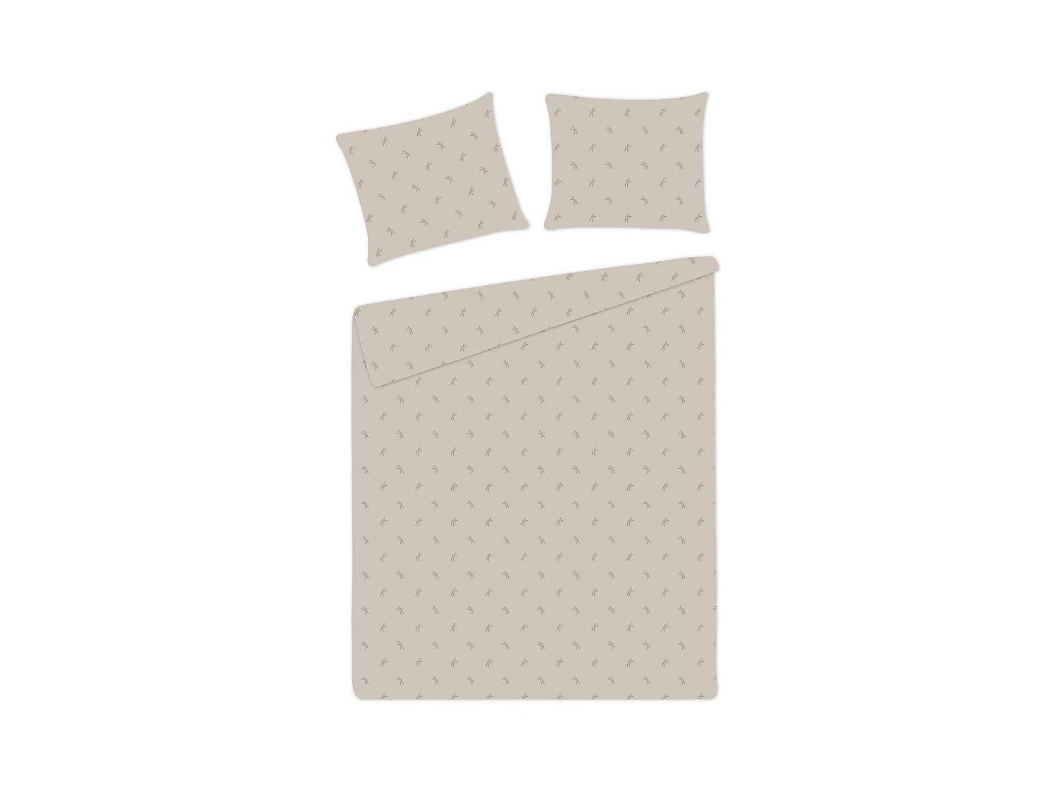 Parure de lit Mojli Beige Coton 160x200