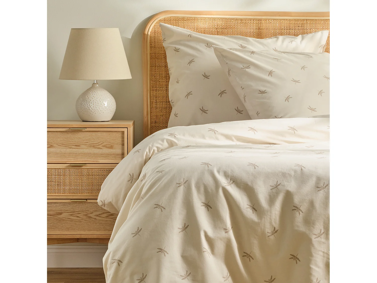 Parure de lit Mojli Beige Coton 160x200