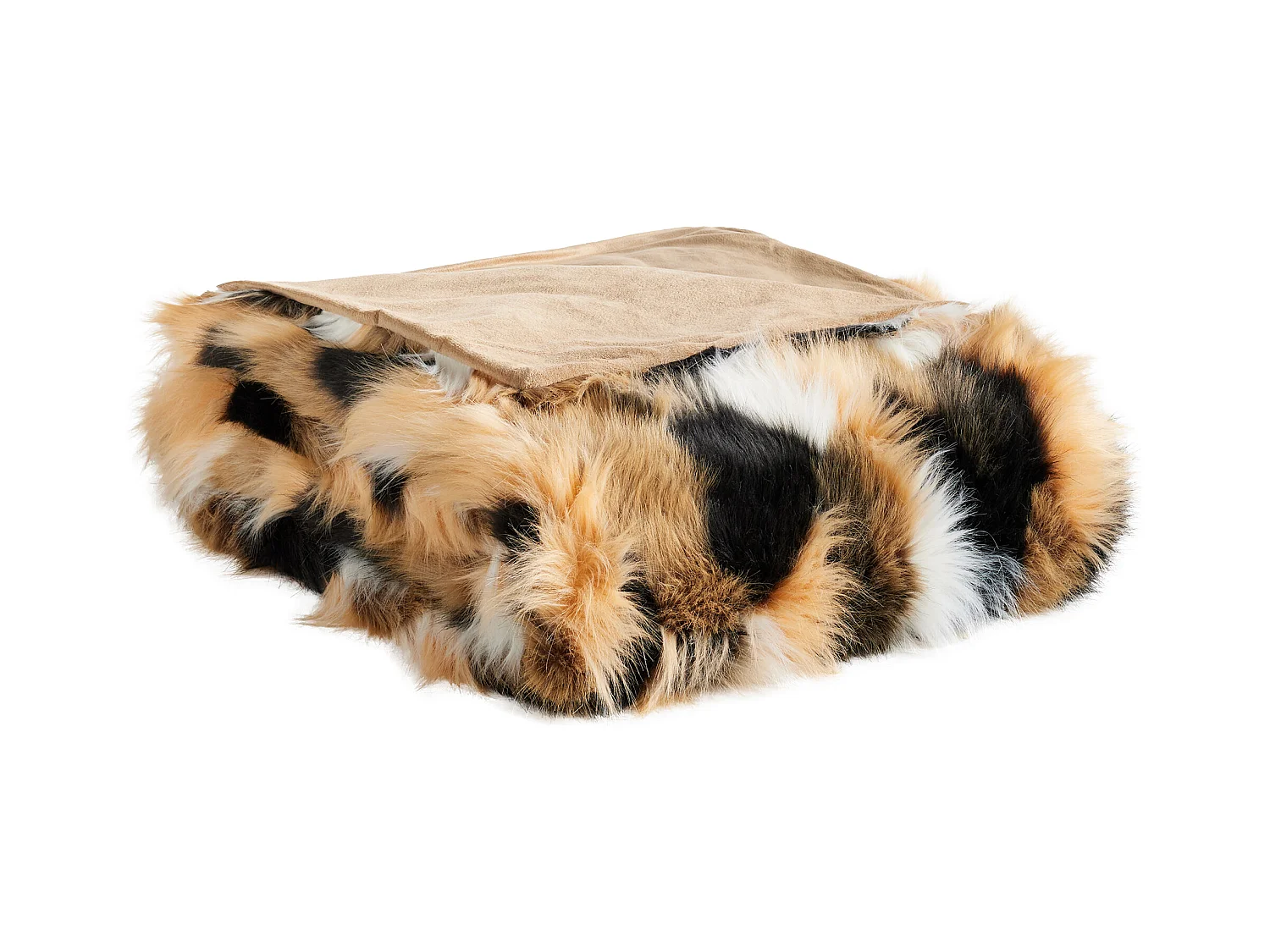 Couvre-lit Nagrella Multicolore Fausse Fourrure 180x220