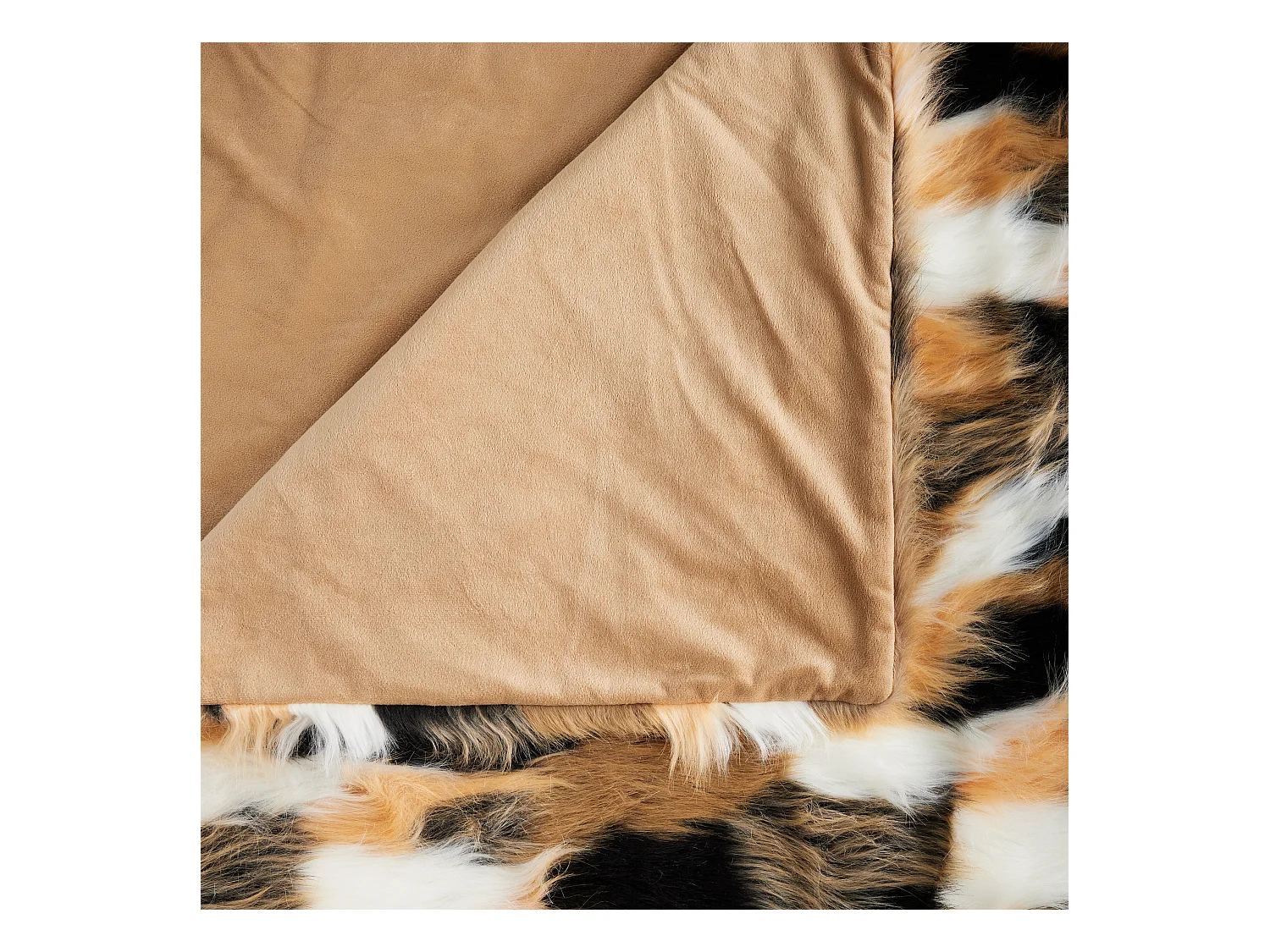 Couvre-lit Nagrella Multicolore Fausse Fourrure 180x220