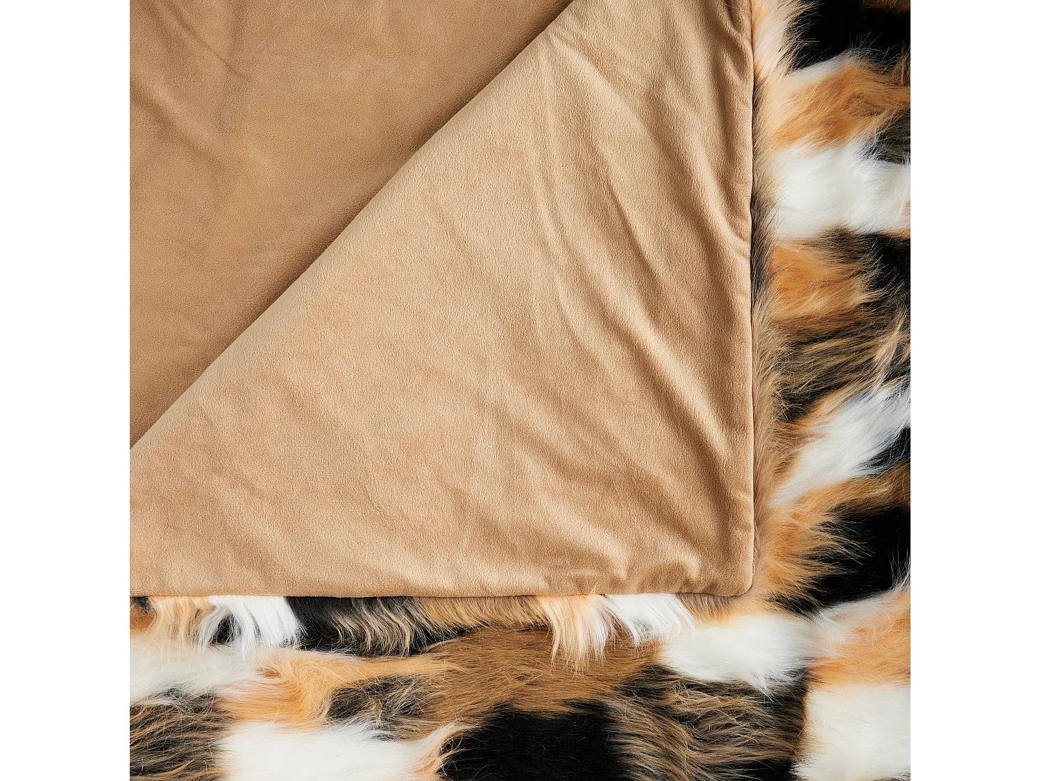 Couvre-lit Nagrella Multicolore Fausse Fourrure 180x220