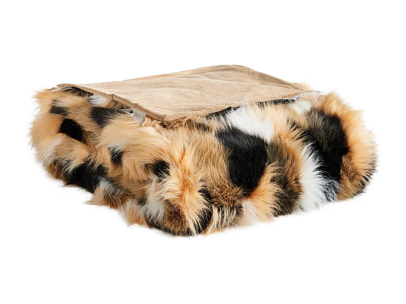 Couvre-lit Nagrella Multicolore Fausse Fourrure 180x220