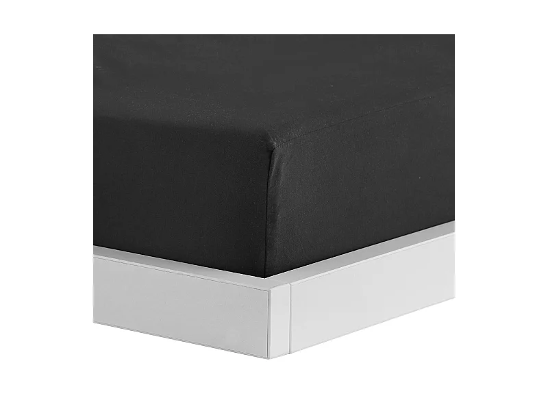 Spannbettlaken Micros 200x220 Mittelschwarz