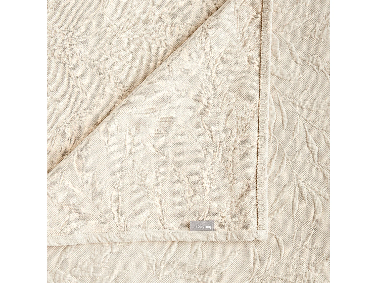 Couvre-lit Laffani Beige Coton 200x220