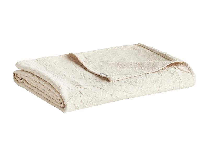 Couvre-lit Laffani Beige Coton 200x220