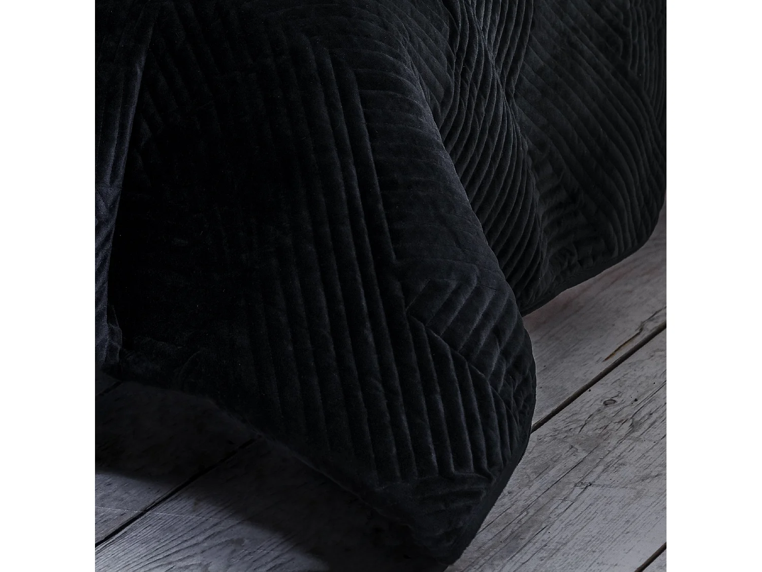 Couvre-lit Élite Noir Moyen 200x220