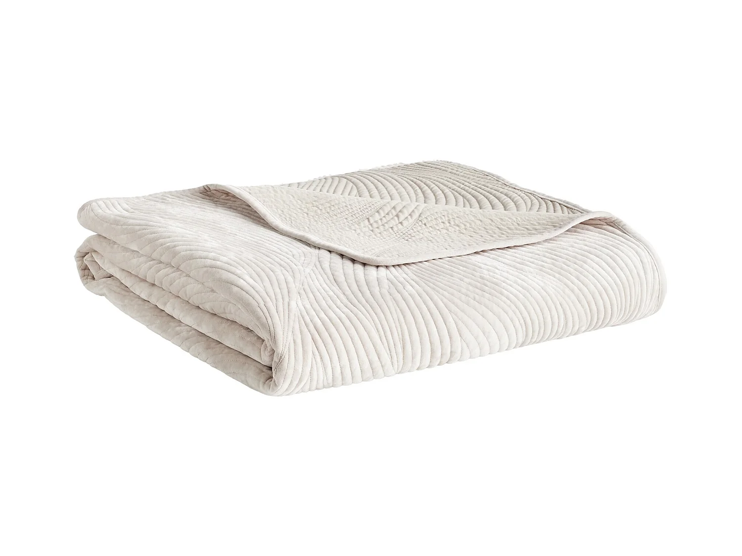 Couvre-lit Tossa Beige Clair Polyester 200x220