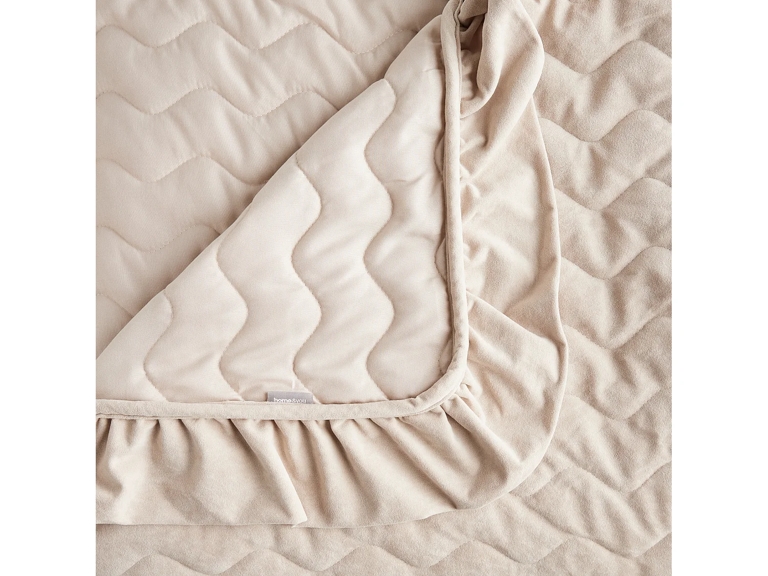 Couvre-lit Marita Beige Clair 200 x 220