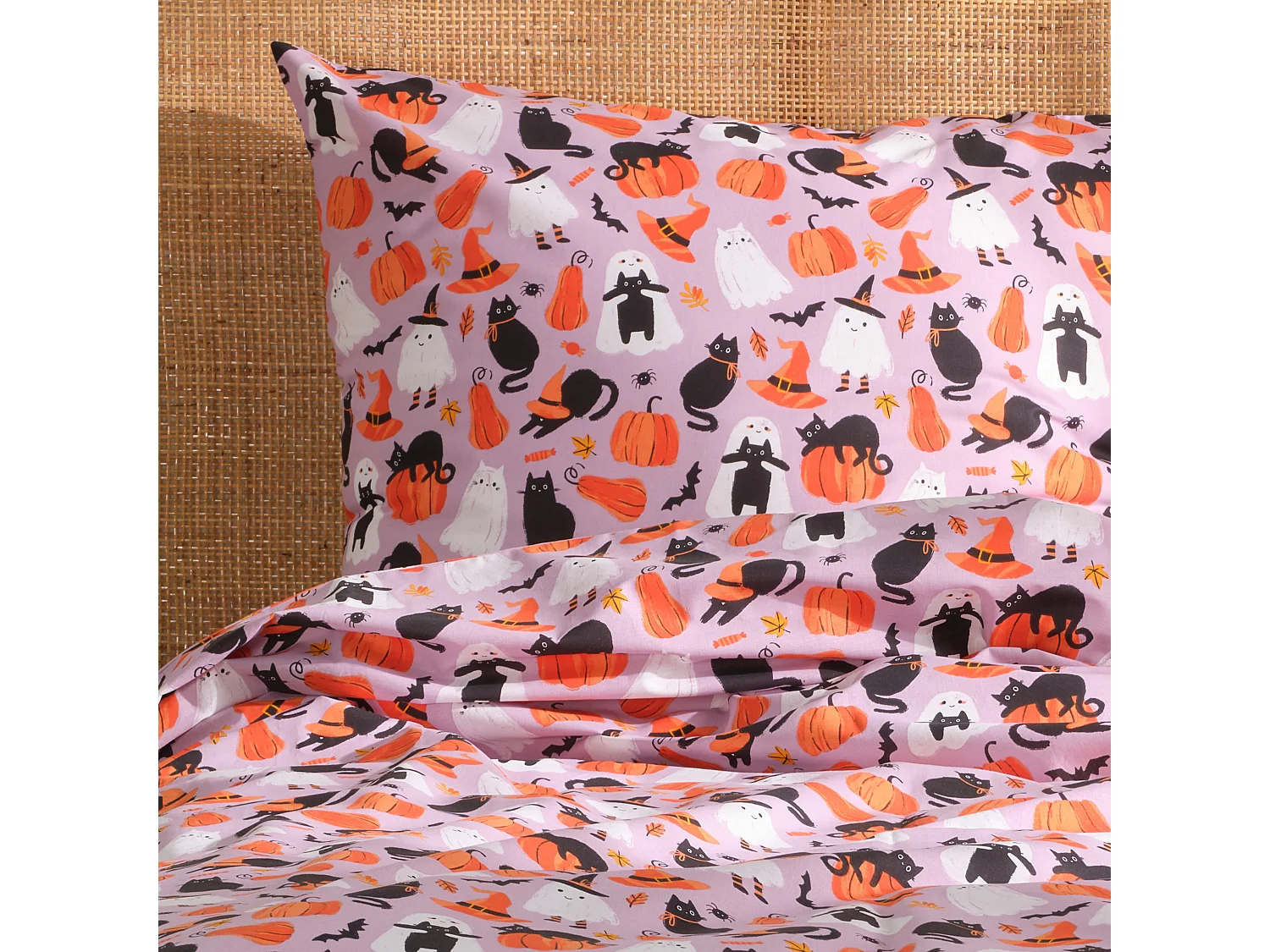 Bettwäsche Felini mittel mehrfarbig 140 x 200