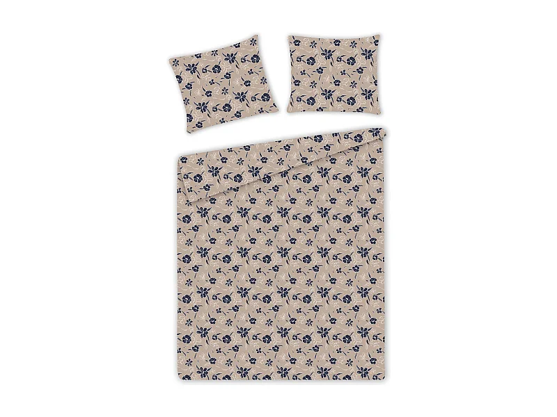 Bettwäsche Damoris mittleres Beige 160x200