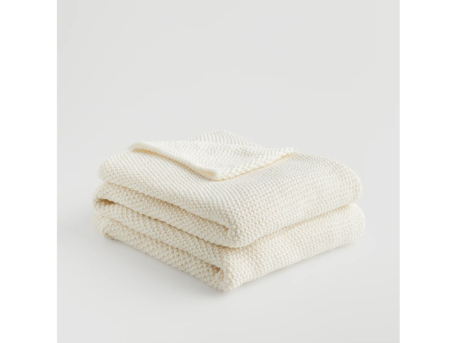 Acryldecke Zaldaris Mittel Ecru 130x170