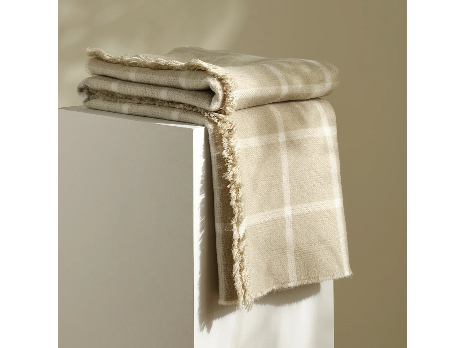 Plaid Mina Gris Clair 130 x 170