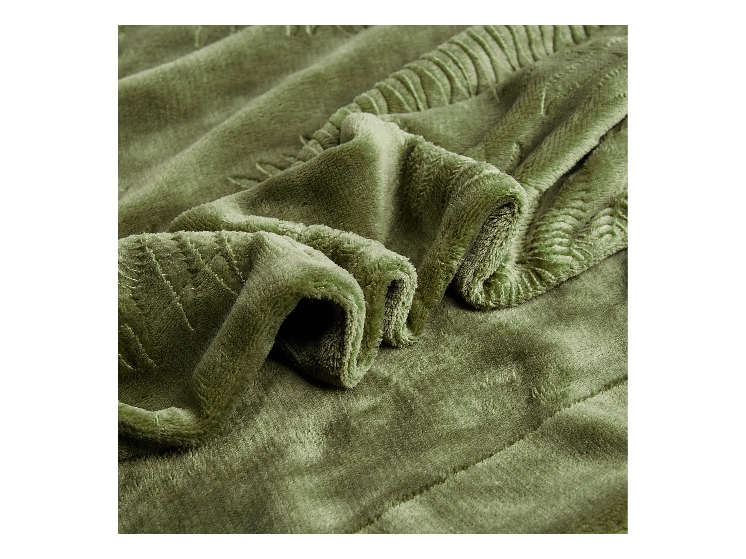 Decke Fernico Dunkelgrün 150 x 200