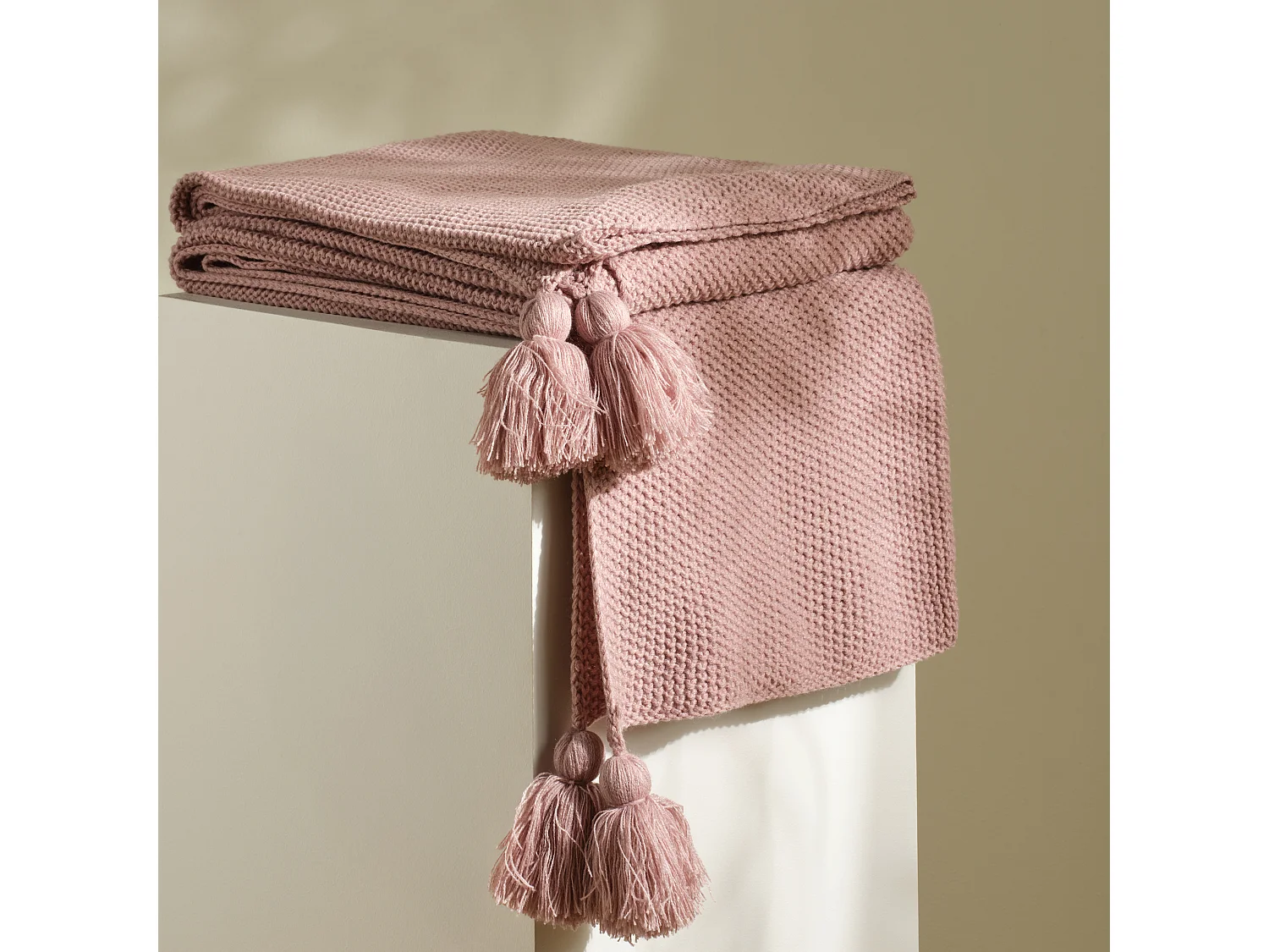 Acryldecke Zoltane hellviolett 130 x 170