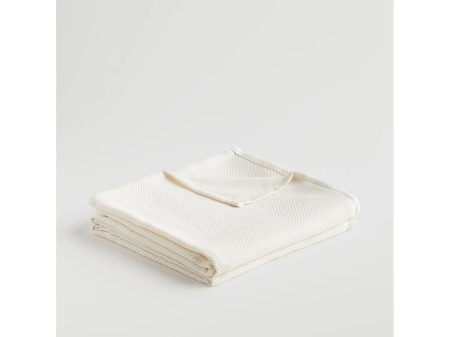 Plaid Vilena Écru Moyen 130 x 170