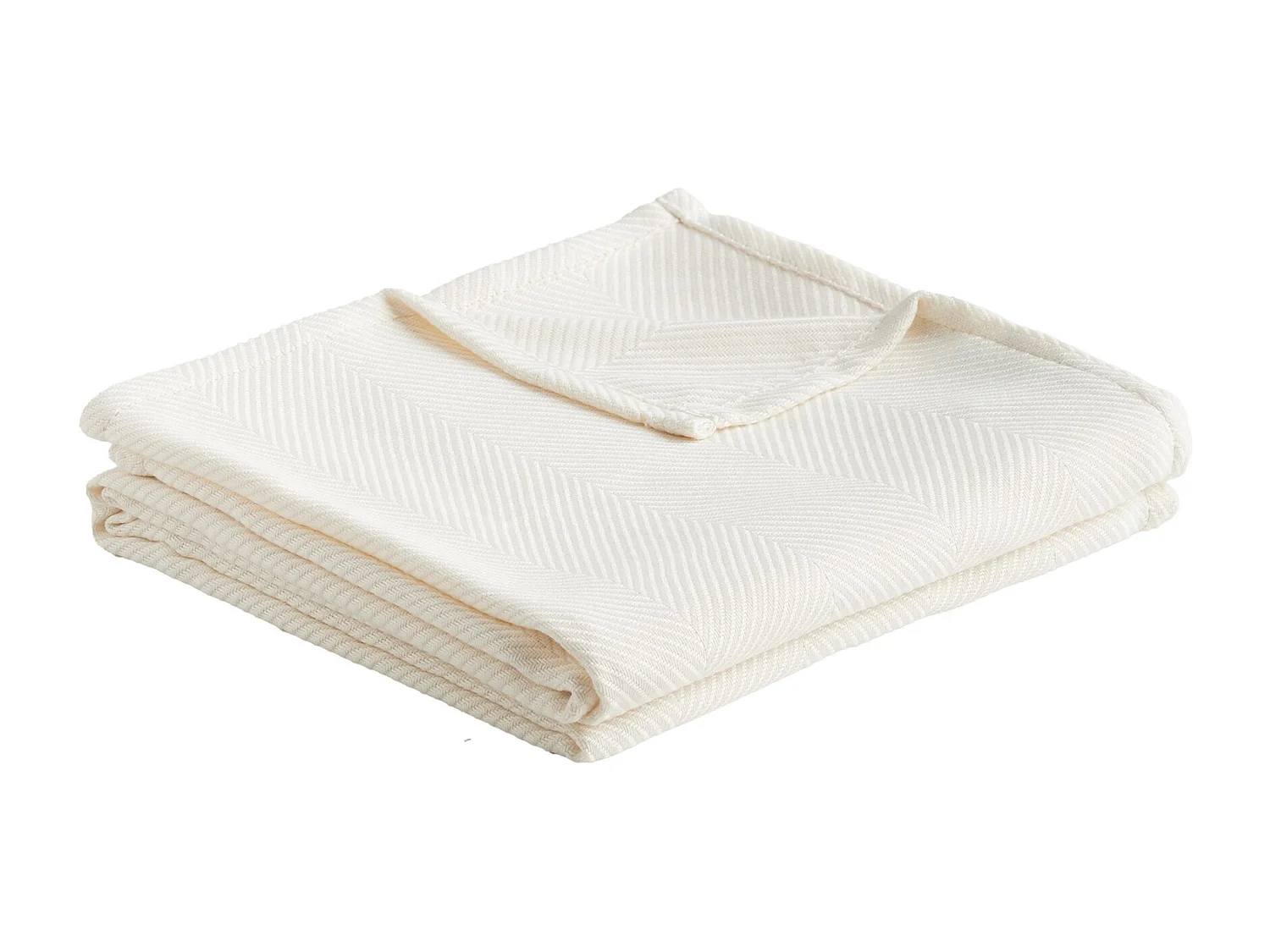 Decke Vilena mittel ecru 130 x 170