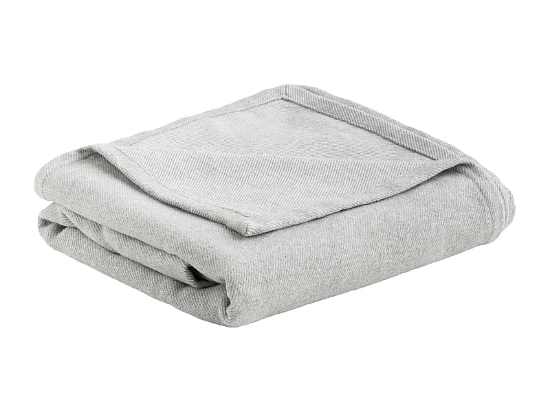 Plaid Raveni Gris Clair 140 x 190