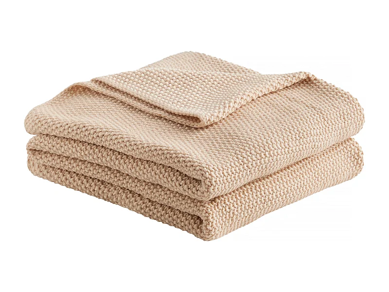 Acryldecke Zaldaris Mittleres Beige 130 x 170