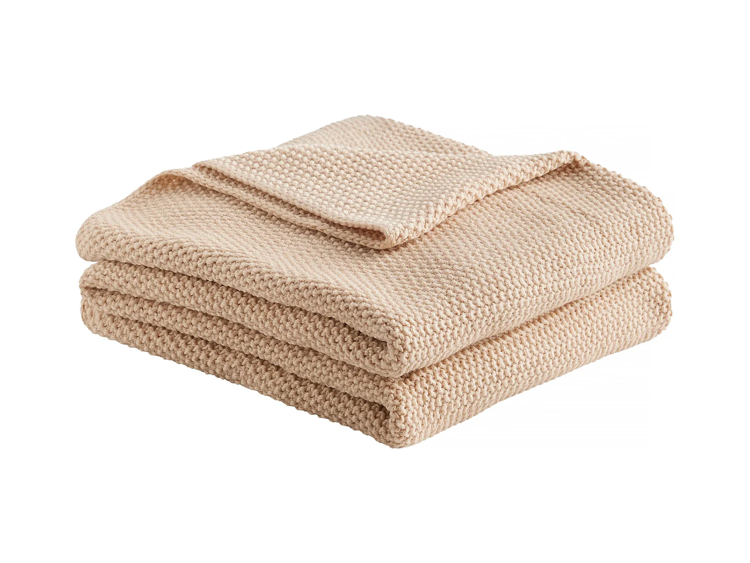 Acryldecke Zaldaris Mittleres Beige 130 x 170
