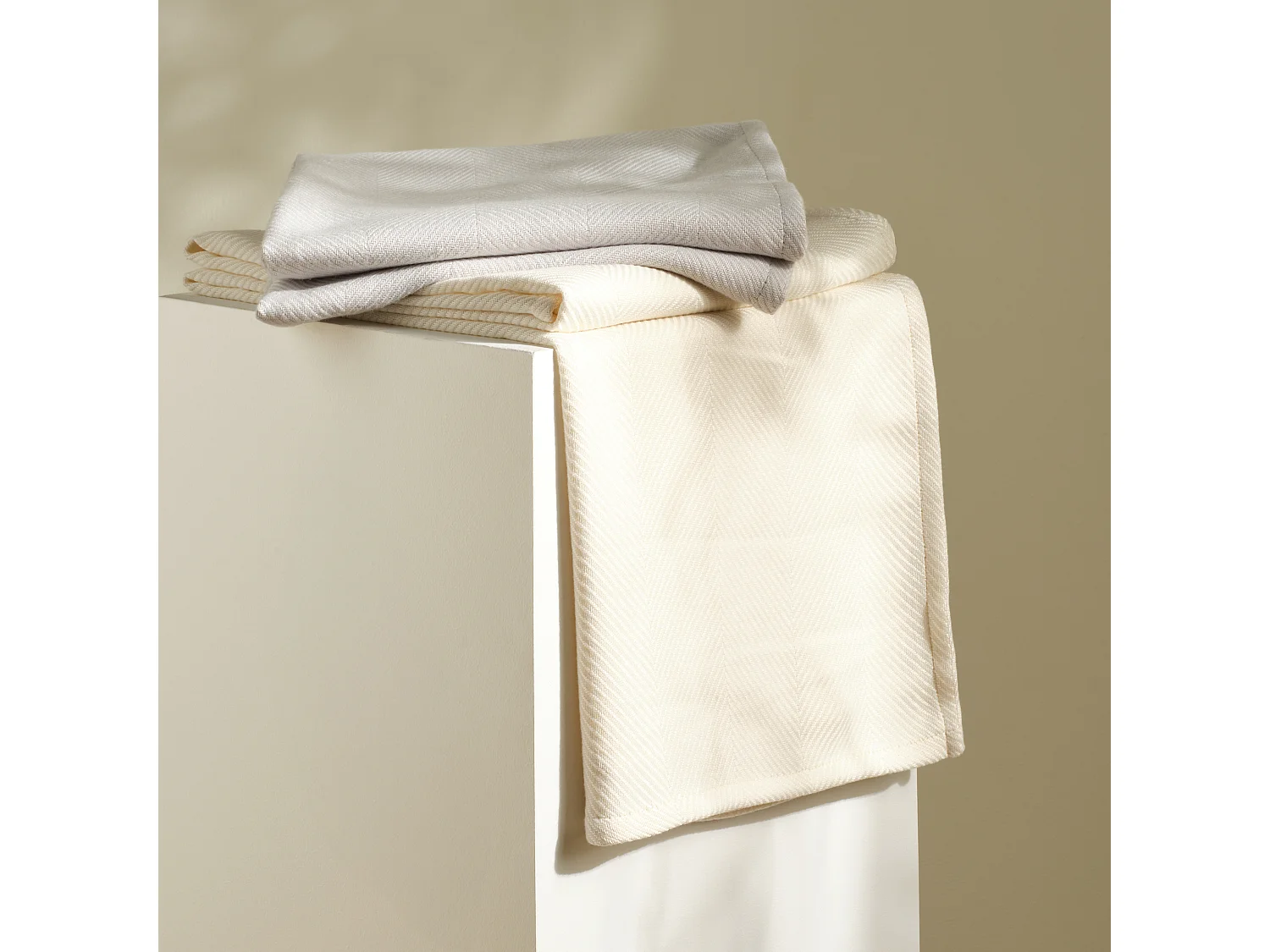 Plaid Vilena Gris Clair 130 x 170