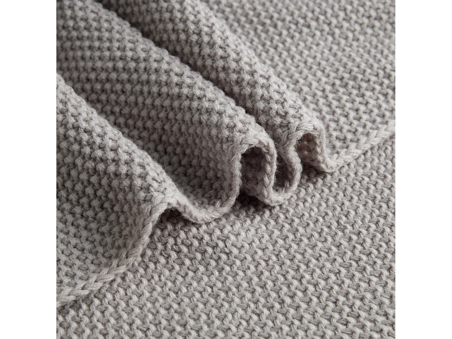 Plaid Zoltane Gris Clair 130x170