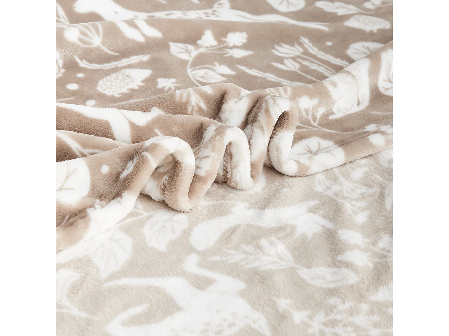 Plaid Misne Beige Moyen 200x220