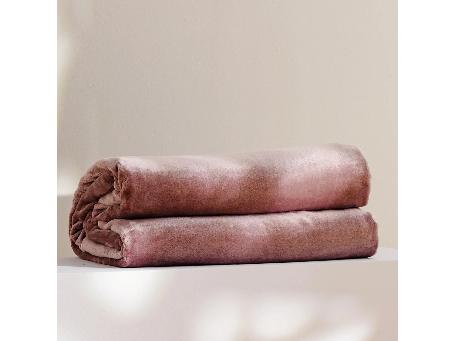 Plaid Douceur Violet Polyester 150x200