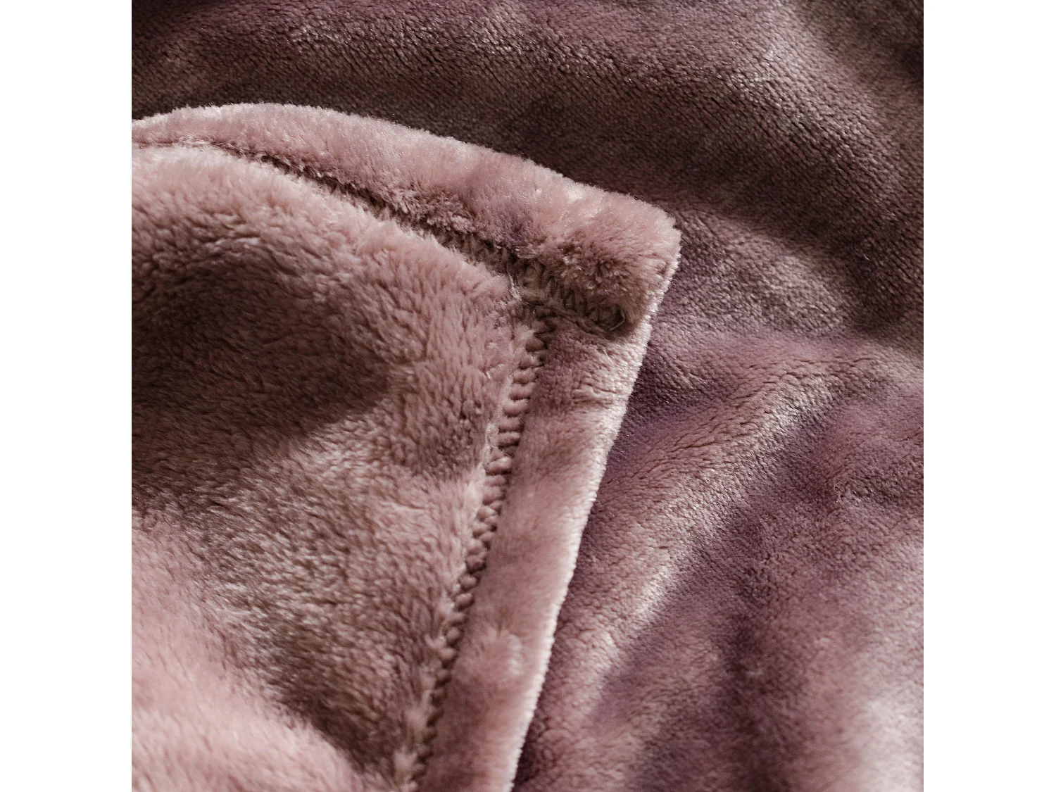 Plaid Douceur Violet Polyester 150x200