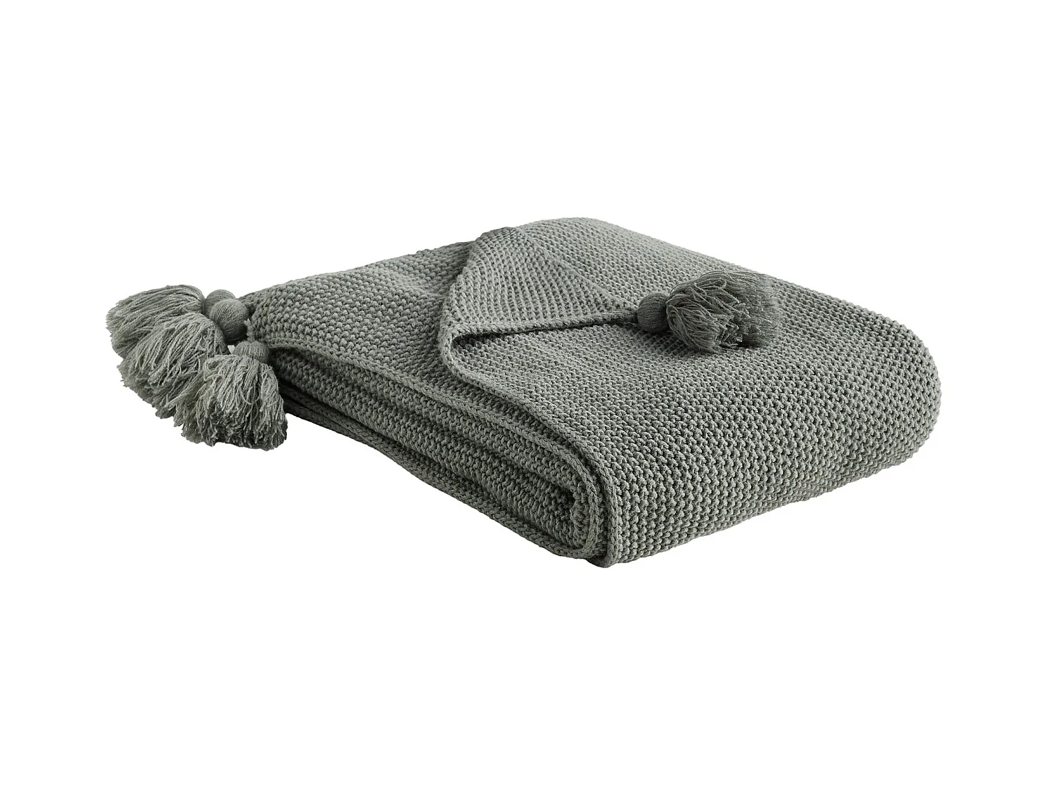 Plaid Zoltane Vert Foncé 130 x 170