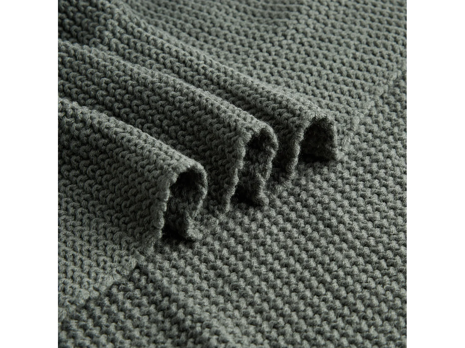 Plaid Zoltane Vert Foncé 130 x 170