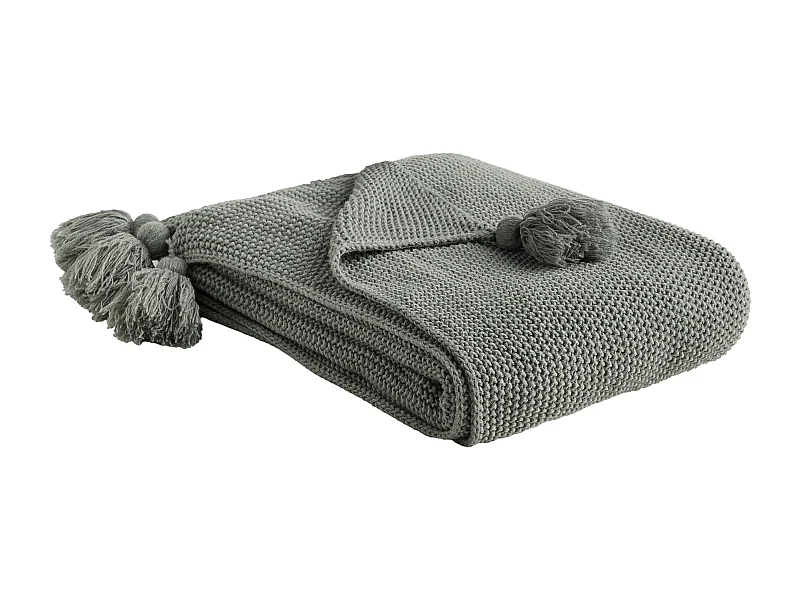 Plaid Zoltane Vert Foncé 130 x 170