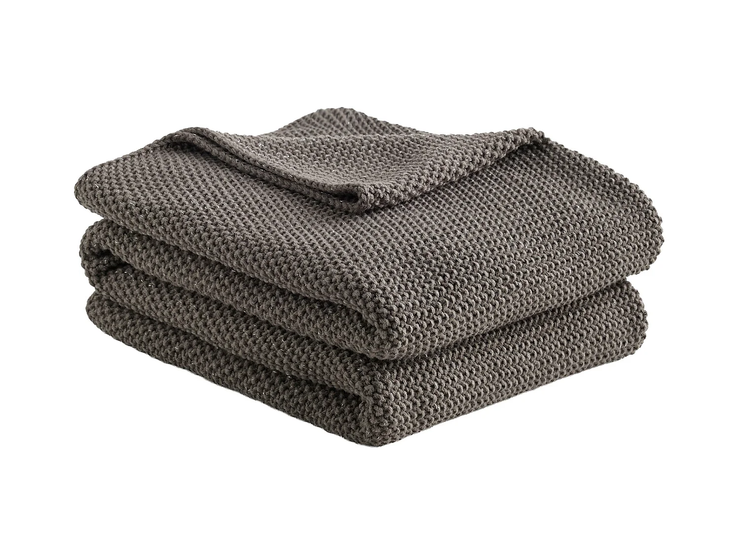 Plaid Zaldaris Gris Moyen 130x170