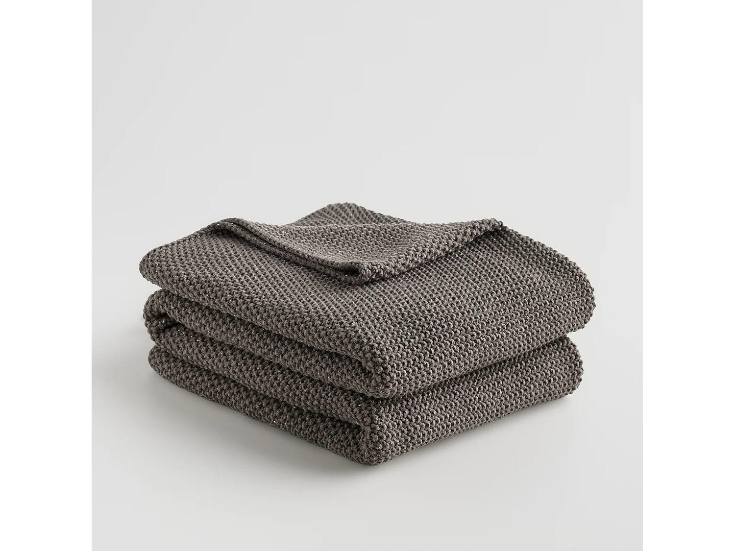 Plaid Zaldaris Gris Moyen 130x170